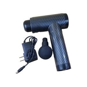 Massage Gun Deep Tissue 30 Speeds Carbon Fiber Design 1 Foam Ball NOB Percussion